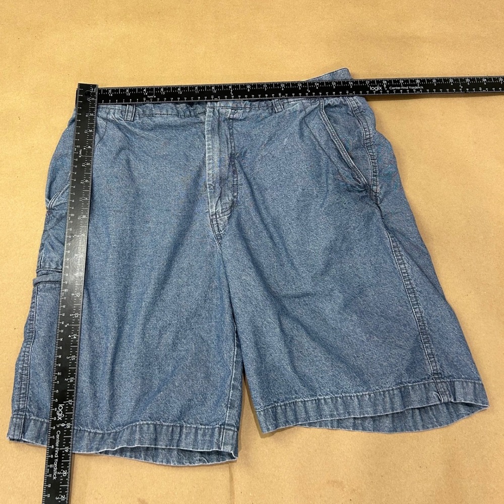 Boca Classics Blue Denim Shorts Mens 34 - Picture 8 of 8